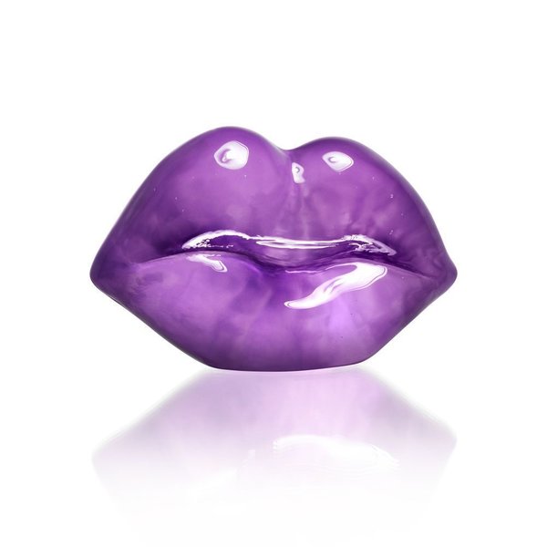 Kosta Boda Make Up Hot Lips Bimbo Lilac