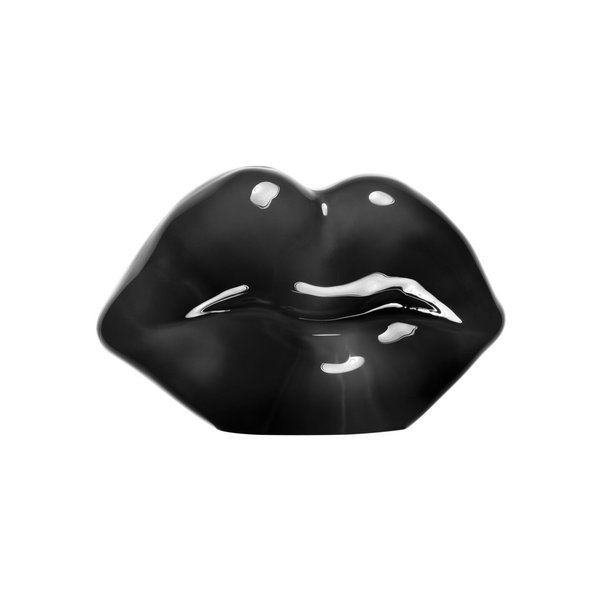 Kosta Boda Make Up Hot Lips Black