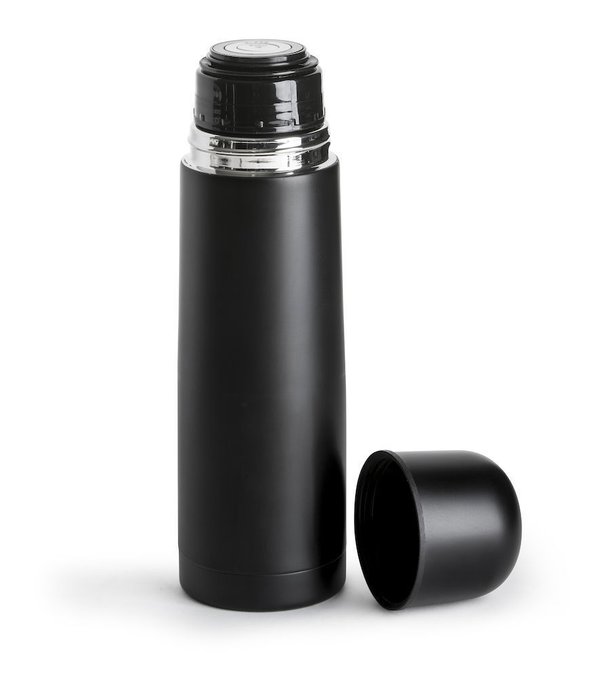 Sagaform vacuum flask, black