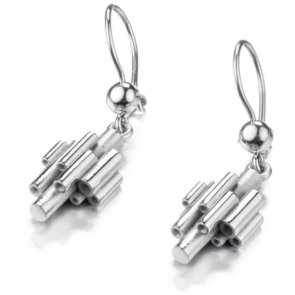 Monument earings silver