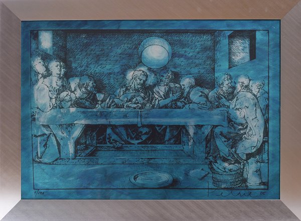 Last Supper in Blue
